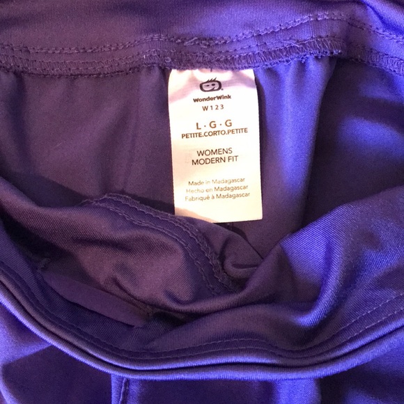 Wonder-wink Scrub Pants; Large; Purple - Picture 4 of 4